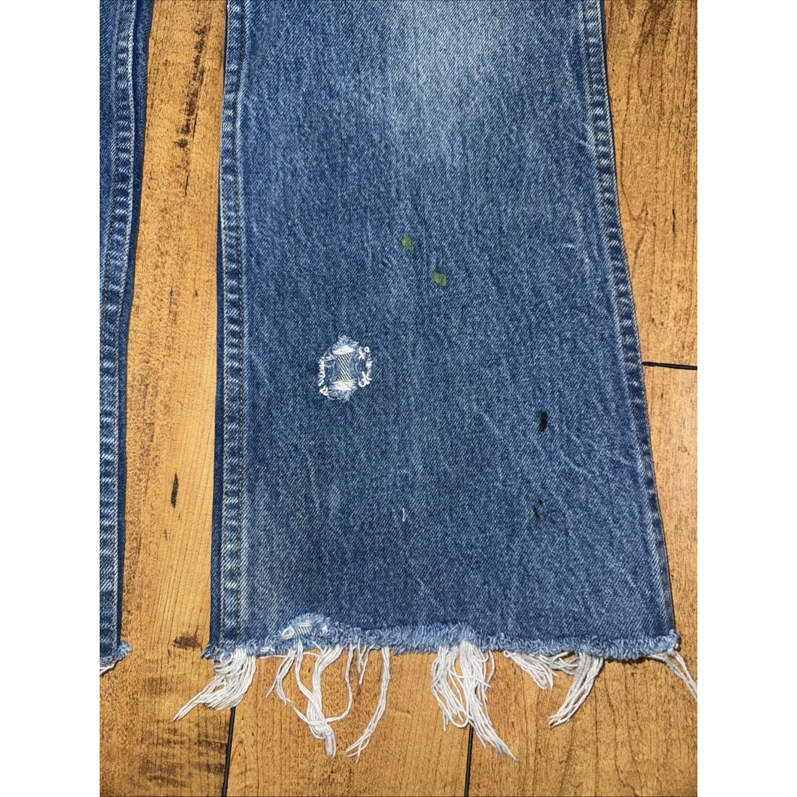 Sears Vintage Sears Roebucks Jeans 32x28 Blue Distressed Workwear Size US 32 / EU 48 - 8 Thumbnail