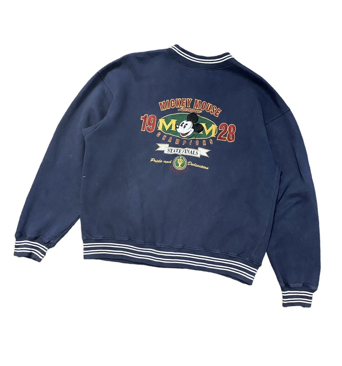 Disney Vintage Mickey Mouse Disney Varsity Jacket Size US L / EU 52-54 / 3 - 2 Thumbnail
