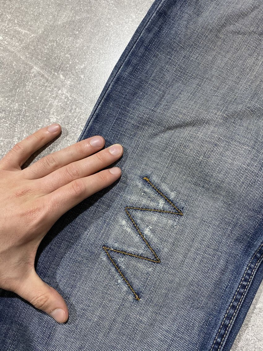 Iceberg Vintage Y2K ICEBERG Jeans Heart pocket embroidered logo Size 31" - 6 Thumbnail
