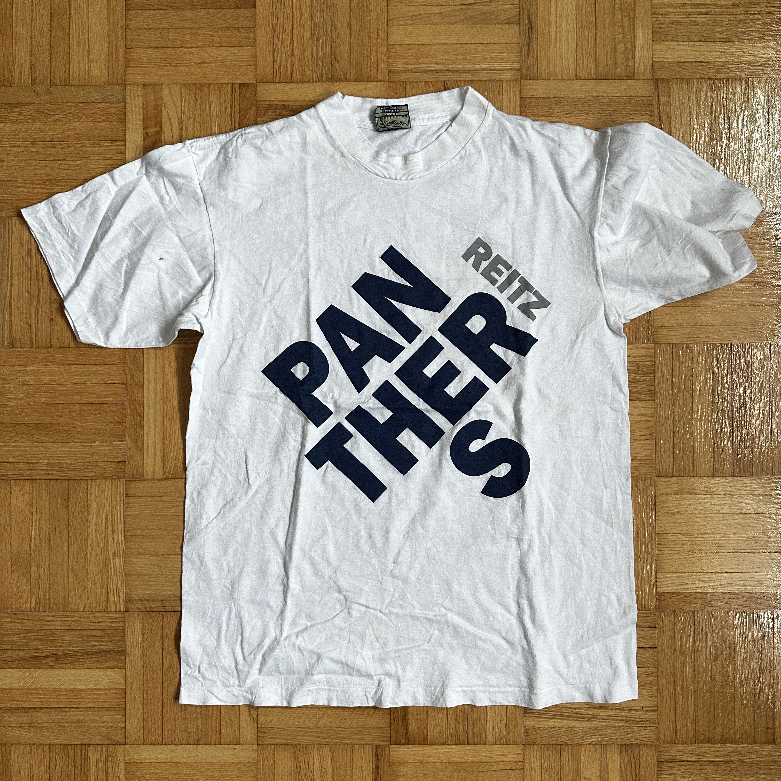 Vintage Vintage Famous Sportswear Panther Reitz T-Shirt White Size US L / EU 52-54 / 3 - 1 Thumbnail