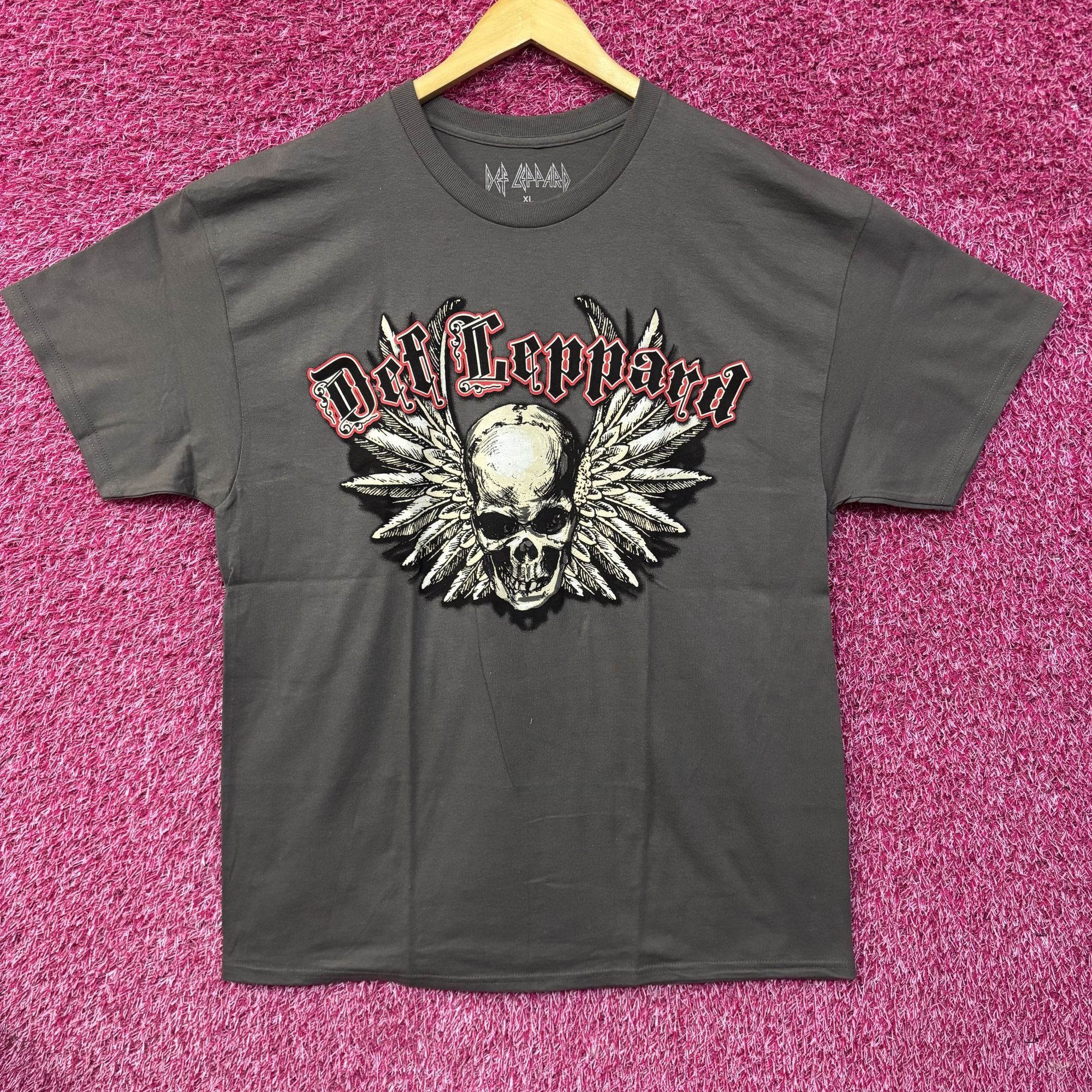 Def Leppard Def Leppard Winged Skill Graphic Gray T-Shirt XL Size US XL / EU 56 / 4 - 1 Thumbnail