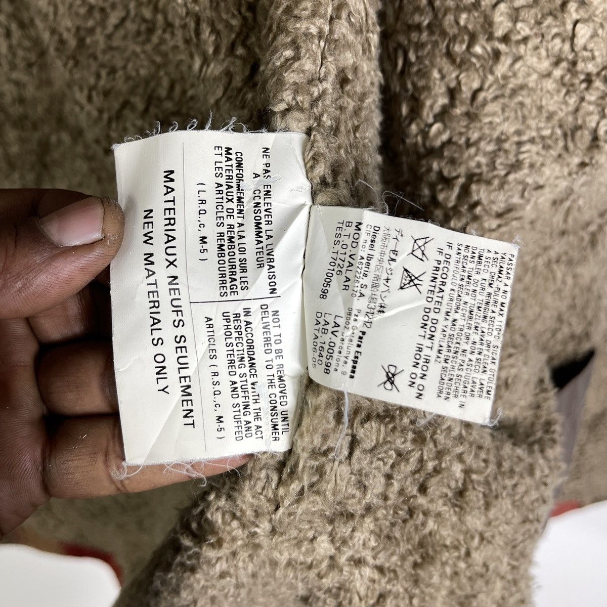 Diesel Vintage Diesel Core Wool Plaid Mountain Sherpa Ranch Coat Size US M / EU 48-50 / 2 - 11 Thumbnail