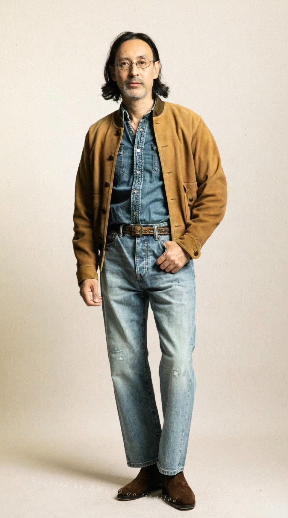 RRL Ralph Lauren Rollers Archive High-Waisted Light Blue Jeans Size US 30 / EU 46 - 1 Thumbnail