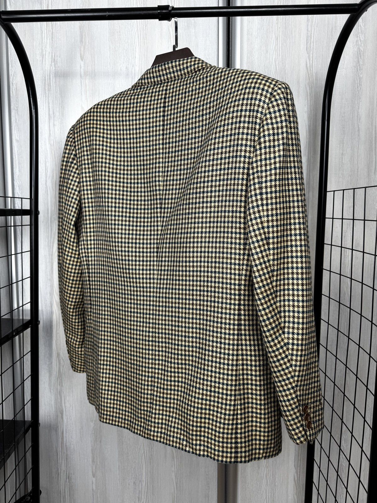 Belvest Belvest vintage checkered houndstooth 100% cashmere blazer Size 44R - 8 Thumbnail