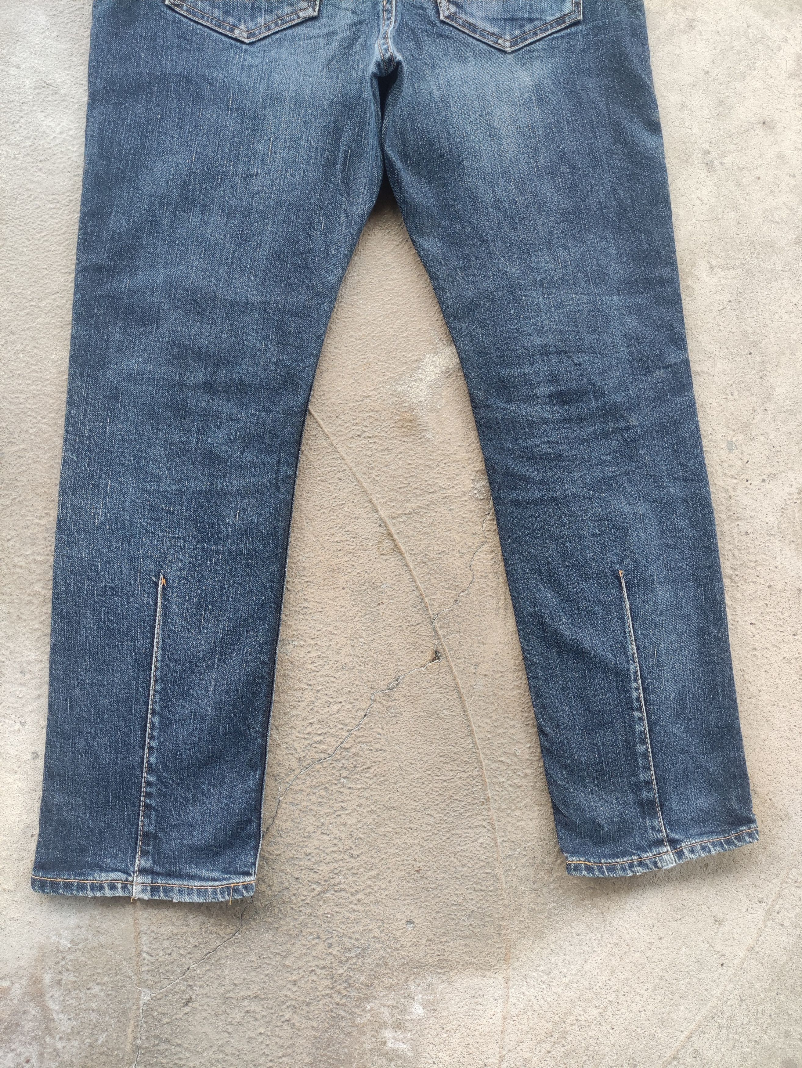 Beams Plus Vintage Beam Japan Jean Distressed Faded Denim Size US 33 - 11 Thumbnail