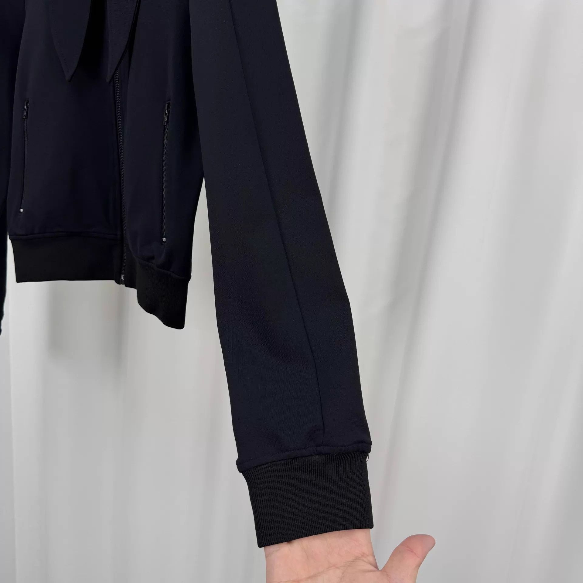 Balenciaga Balenciaga Logo Print Bowtie Zip Jacket 36 Size XS / US 0-2 / IT 36-38 - 5 Thumbnail