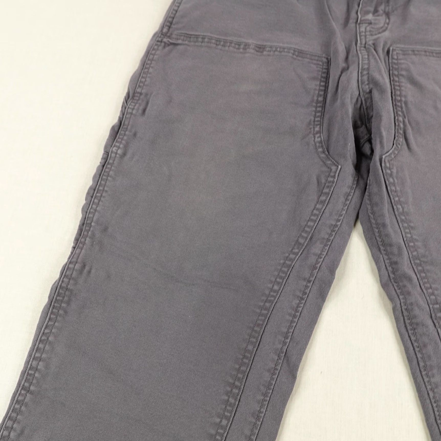 VINTAGE No Boundaries Carpenter Work Pants Mens 36x30 Gray Utility Double Knee Casual Y2K