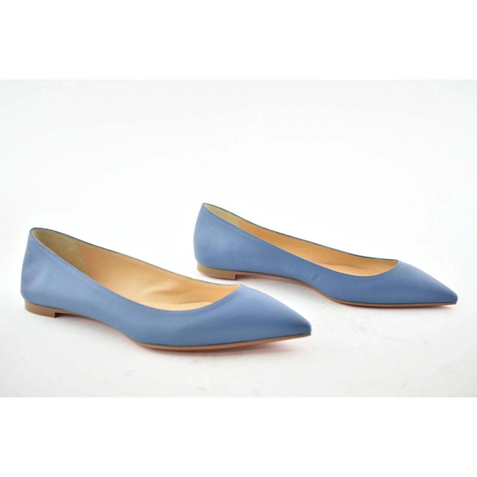 Christian Louboutin Christian Louboutin Ballalla Flat Blue Jeans Nappa Pointed Size US 6 / IT 36 - 3 Thumbnail