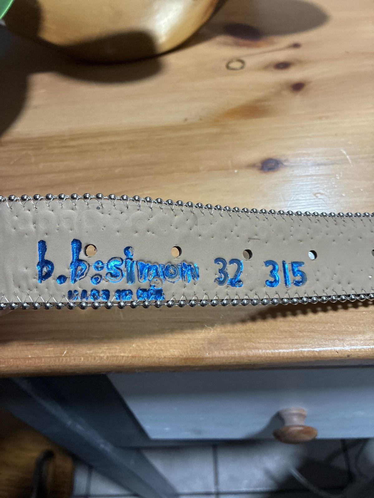 B.B. Simon Iron cross belt Size 30 - 5 Thumbnail