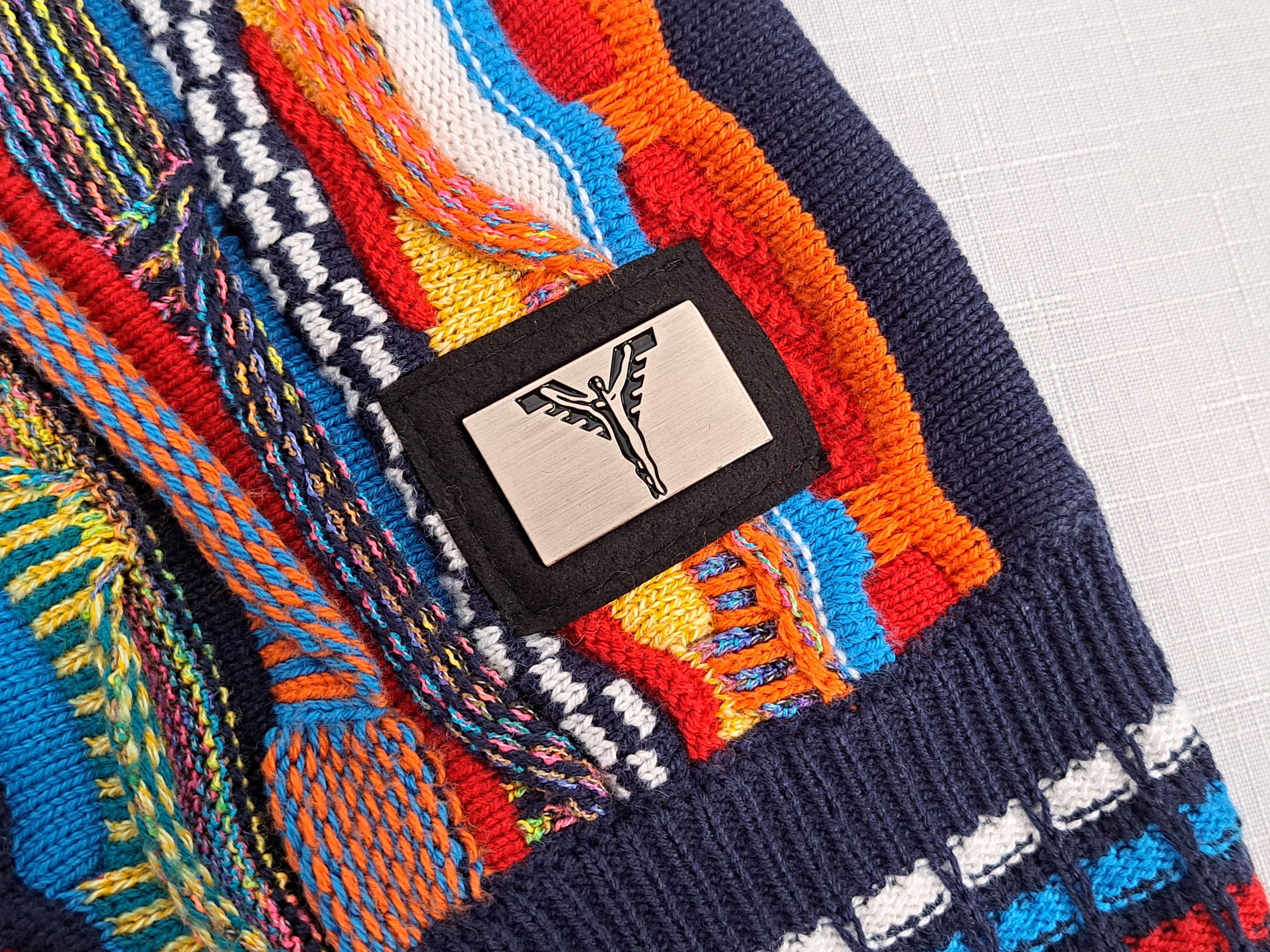 Carlo Colucci Carlo Colucci multicolor sweater Coogi style. Size L Size US L / EU 52-54 / 3 - 11 Thumbnail