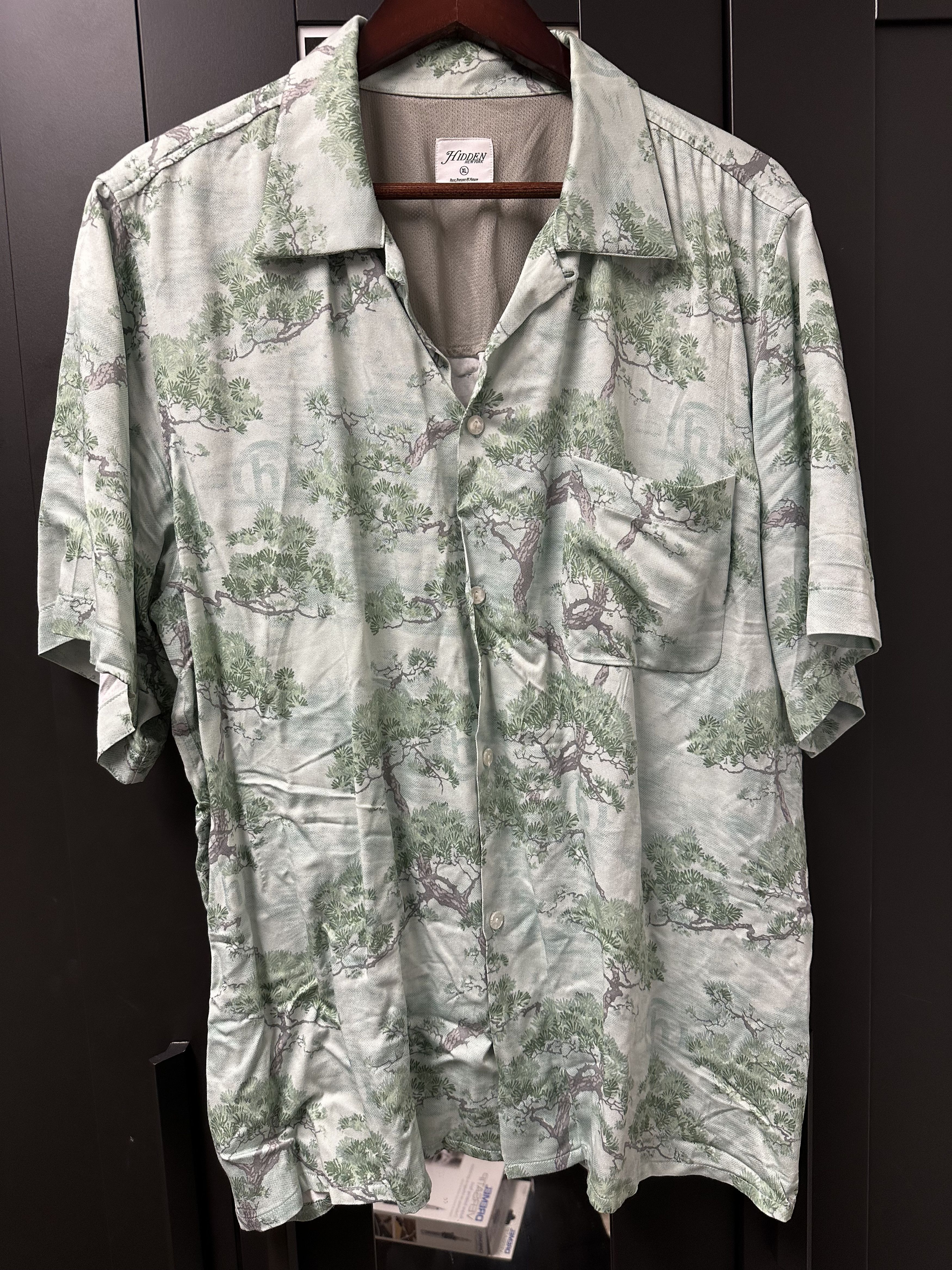 HIDDEN Hidden NY Button Up Short Sleeve Green Size US L / EU 52-54 / 3 - 1 Thumbnail