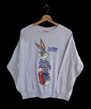 Vintage Vintage 90s Bugs Bunny Los Angeles Skate Sweatshirt Size US M / EU 48-50 / 2 - 4 Thumbnail