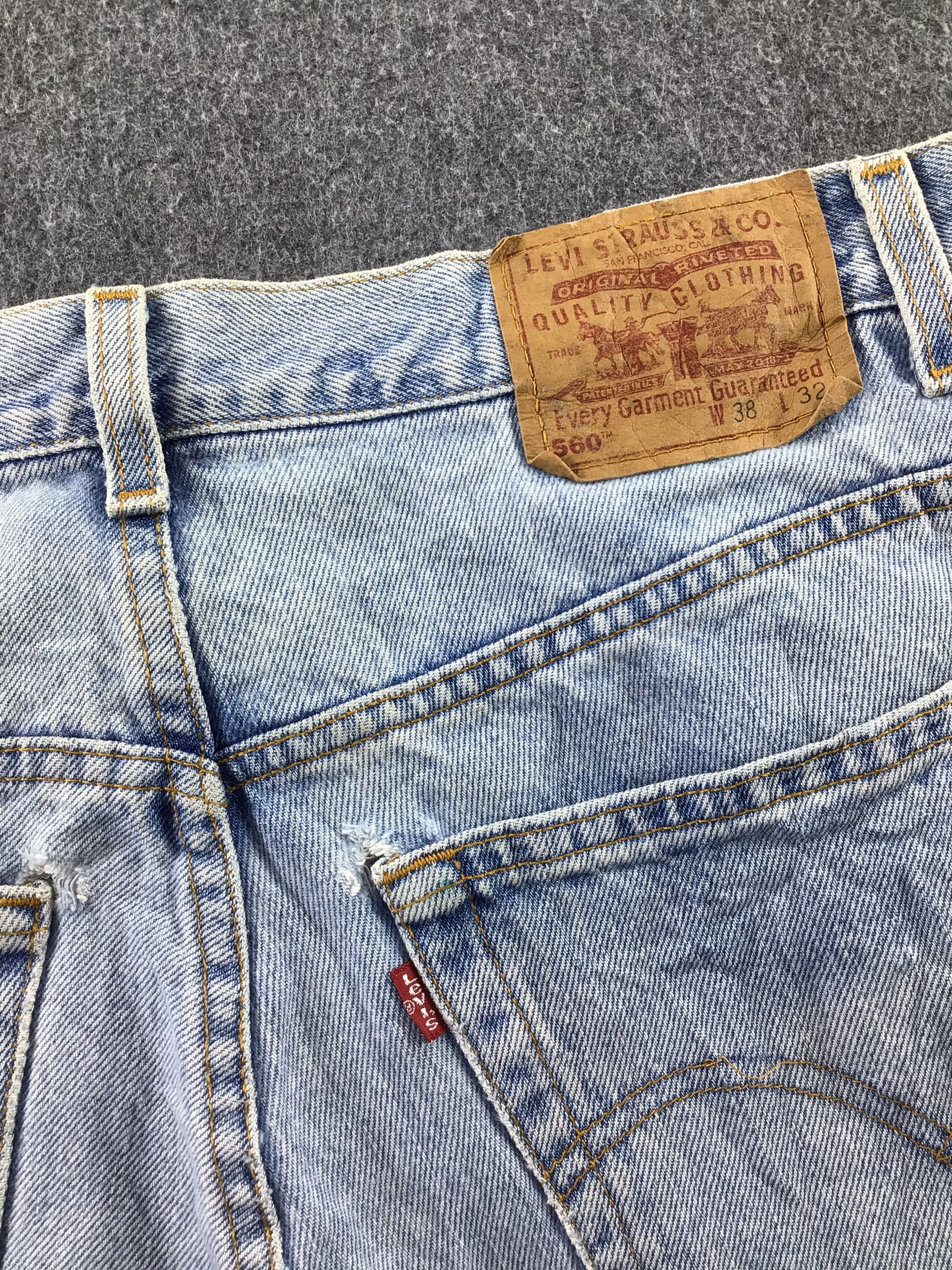 Levi's Vintage Levis 560 Jeans-J733 Size US 38 / EU 54 - 5 Thumbnail