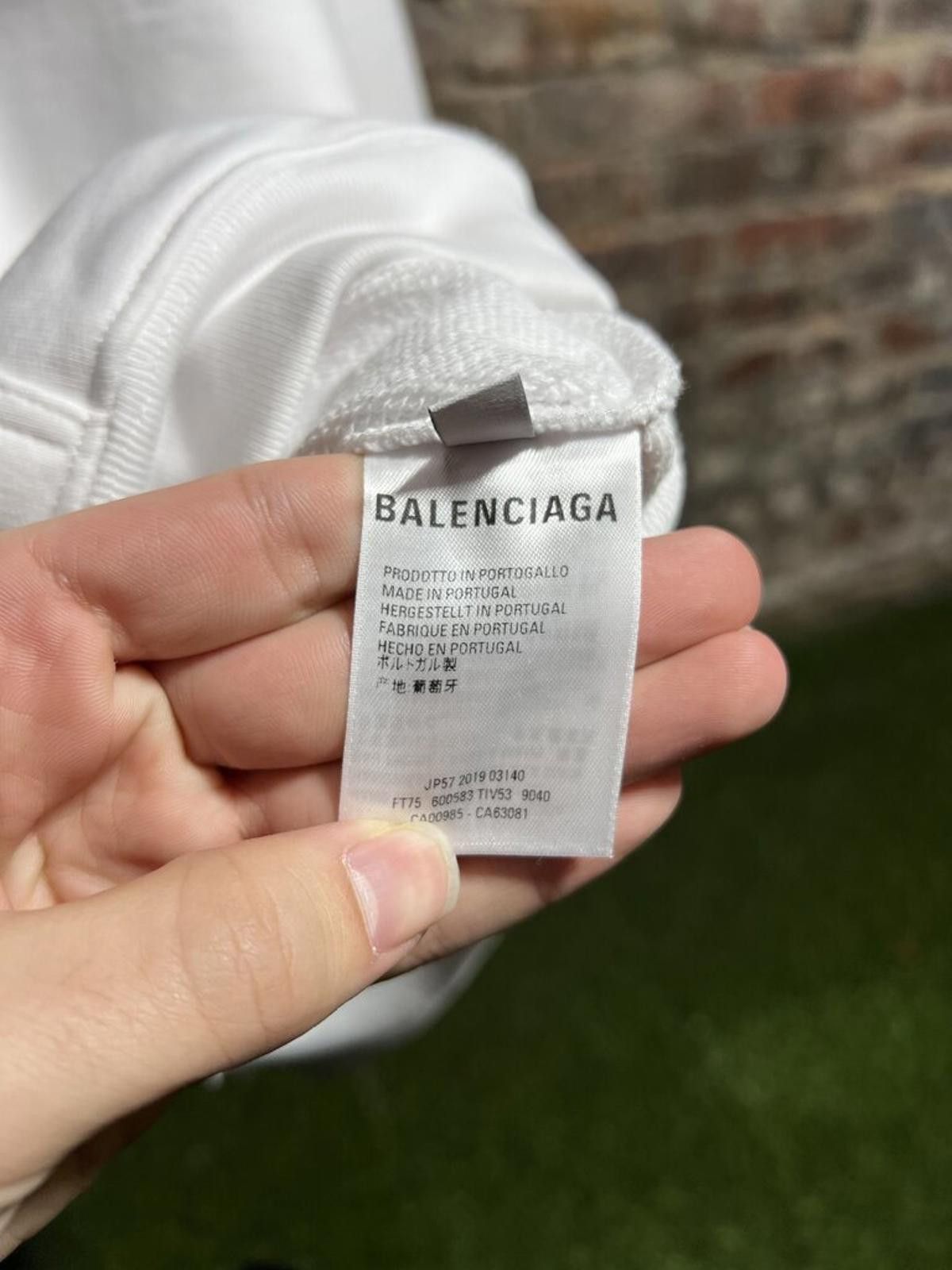 Balenciaga Balenciaga Campaign Hoodie White Sz. M Size ONE SIZE - 7 Thumbnail
