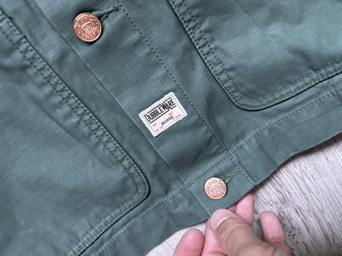 Other Dubbleware Chore Work Jacket Military Green Selvedge Workwea Size US M / EU 48-50 / 2 - 24 Thumbnail