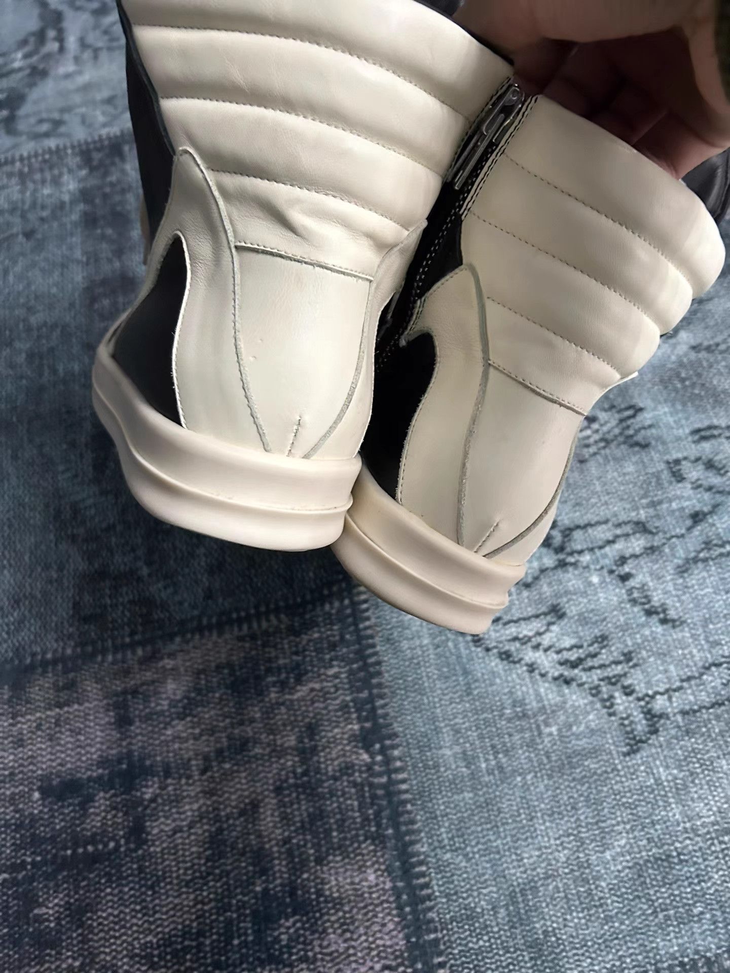 Rick Owens Rick Owens Mainline Reverse Triangle Sneakers Size US 6.5 / IT 36.5 - 3 Thumbnail