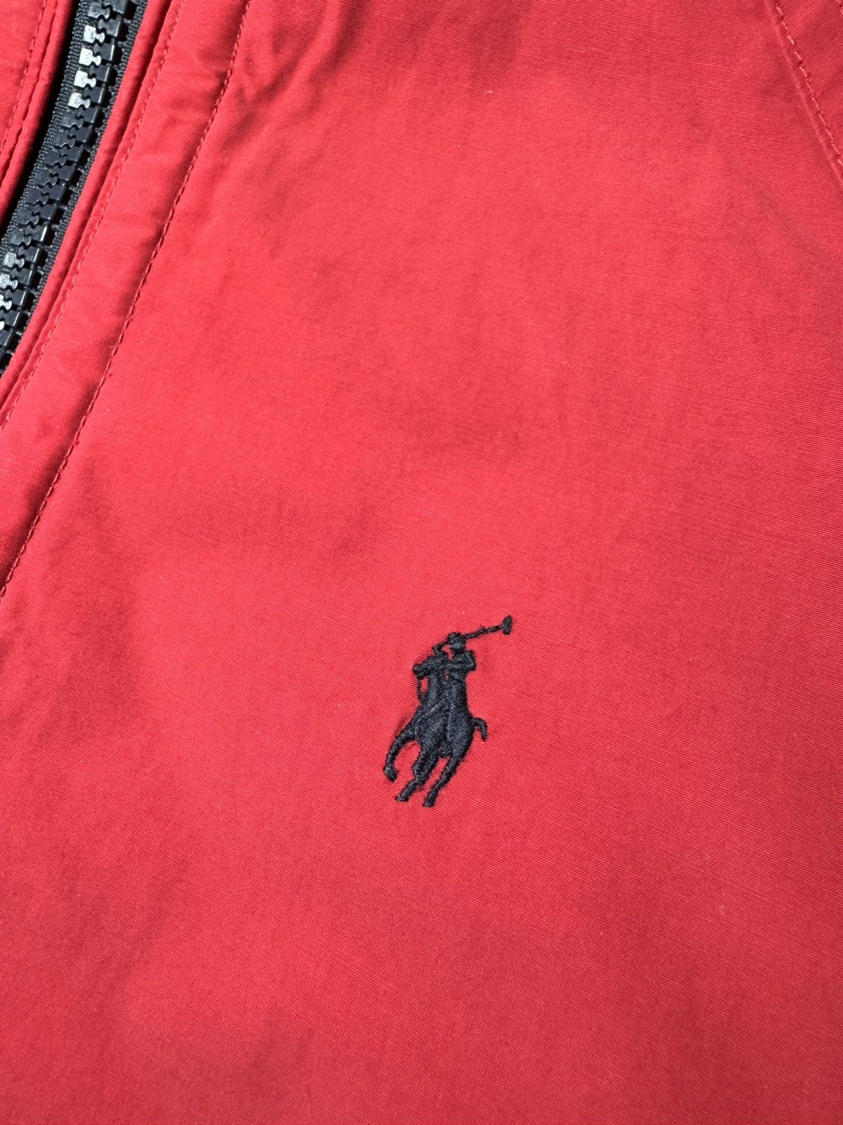 Polo Ralph Lauren × Vintage Polo Ralph Lauren Nylon Fleece Jacket Red Windstoper Size S Size US S / EU 44-46 / 1 - 4 Thumbnail