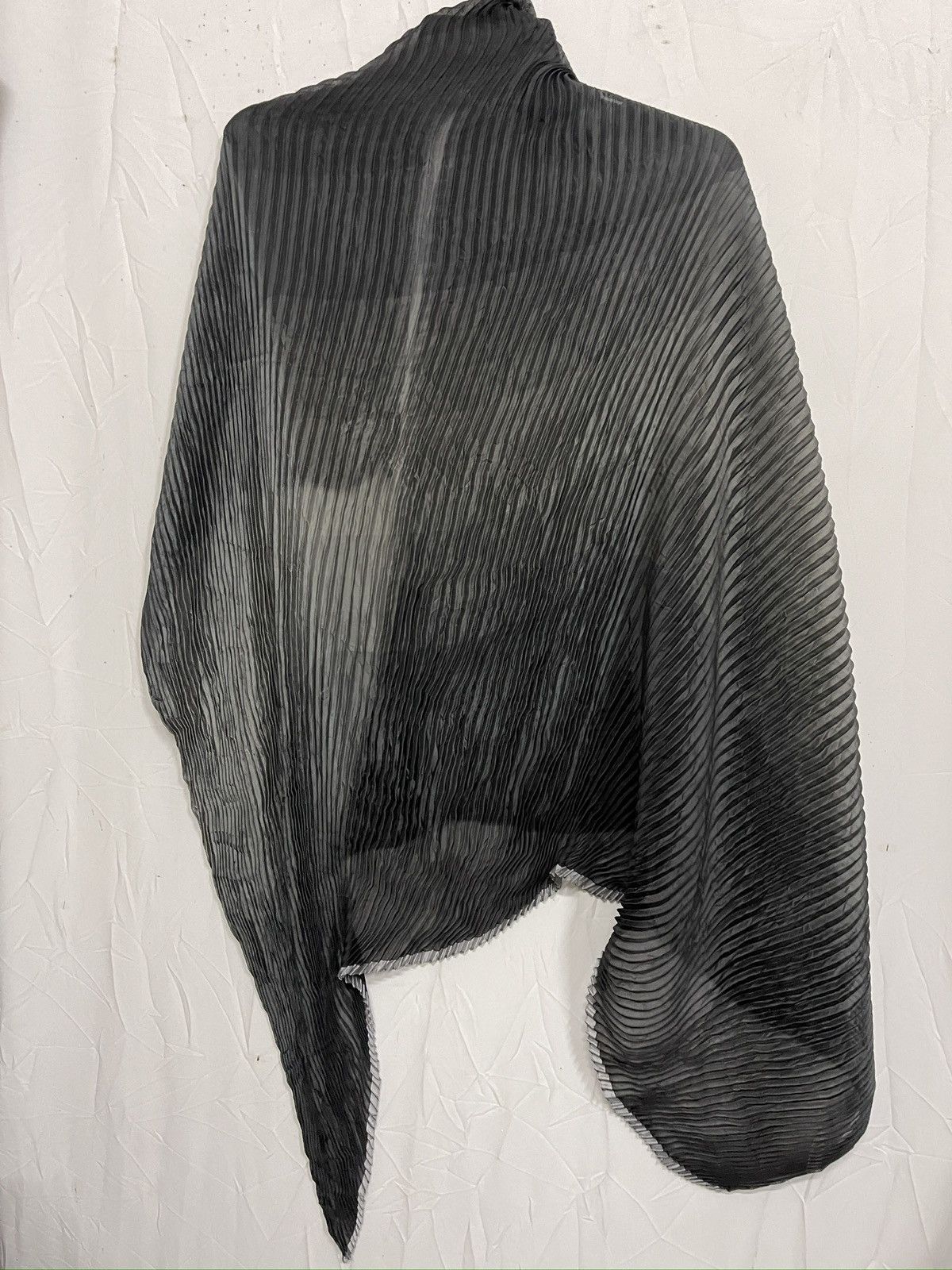 Emporio Armani EMPORIO ARMANI Pleated Stole Scarf Size ONE SIZE - 2 Thumbnail