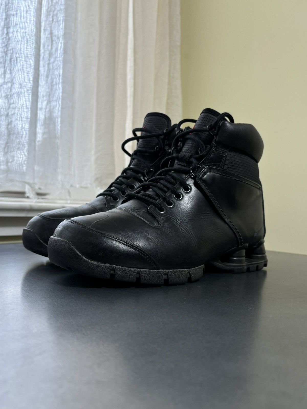Nike × Vibram × Vintage 2004 Nike Shox Neo Mid Vintage Nike Shox Boots Vibram 308659 Size US 9 / EU 42 - 4 Thumbnail