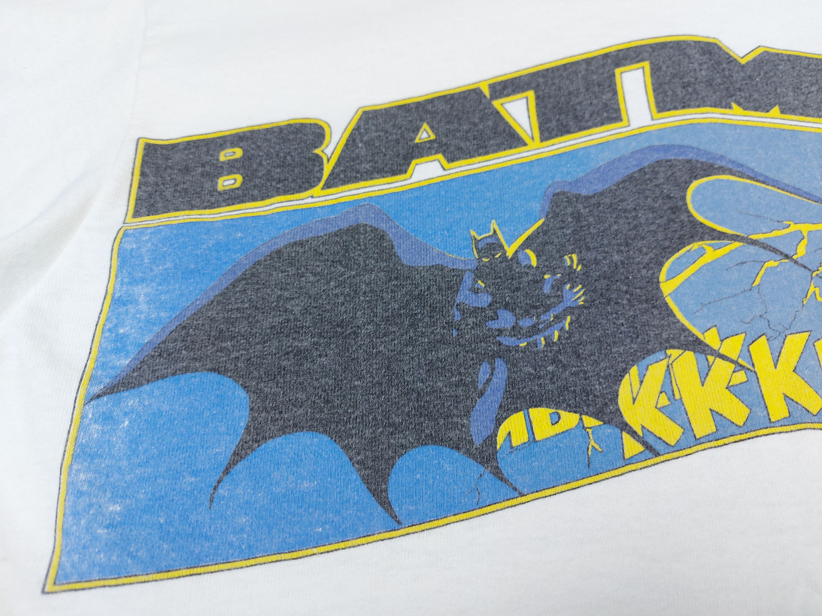 DC Comics × Vintage Vintage 80s Batman Dc Comics 1989 Dubble-Sided TEE Size US M / EU 48-50 / 2 - 9 Thumbnail
