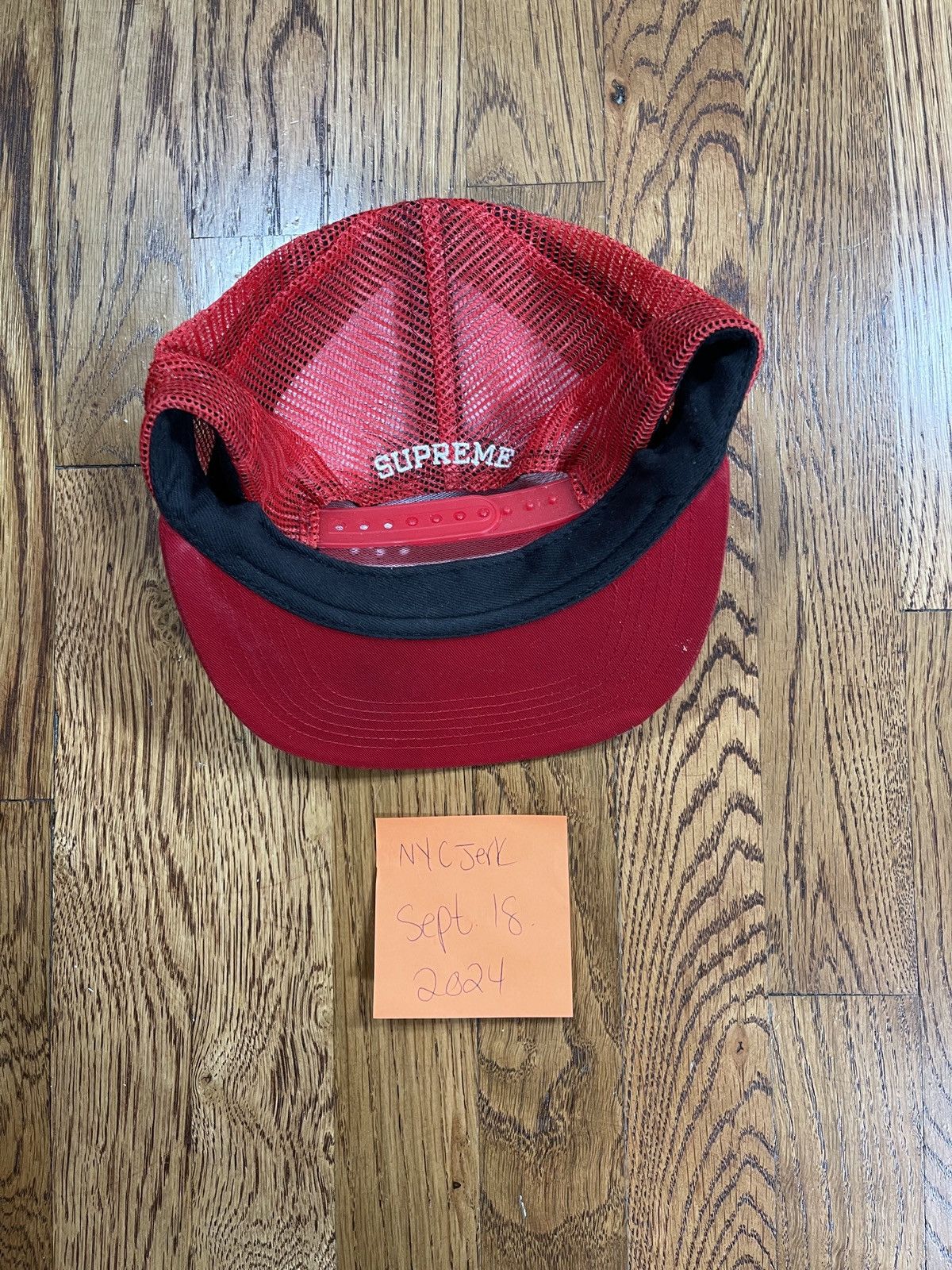Supreme Supreme King Alpha Queen Omega Trucker Hat Cap Red Size ONE SIZE - 5 Thumbnail