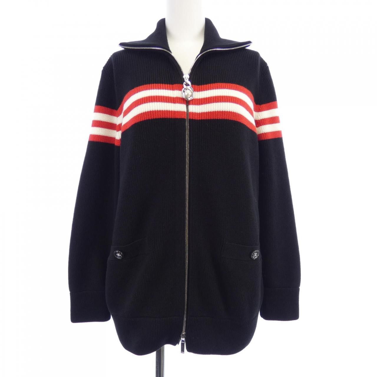 Chanel Chanel Chanel LOOK58 Cashmere Blend Jacket Others Outerwear P77518K11178 DUTY FREE for USA Size ONE SIZE - 1 Thumbnail