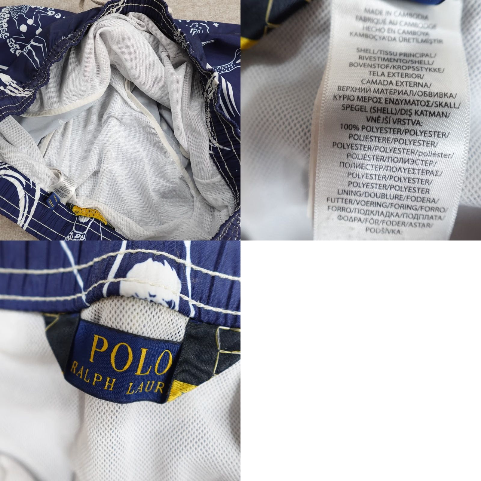 Polo Ralph Lauren Polo Ralph Lauren Swim Shorts Large Blue Mermaid Diver Lined 5" In Size US L / EU 52-54 / 3 - 9 Thumbnail