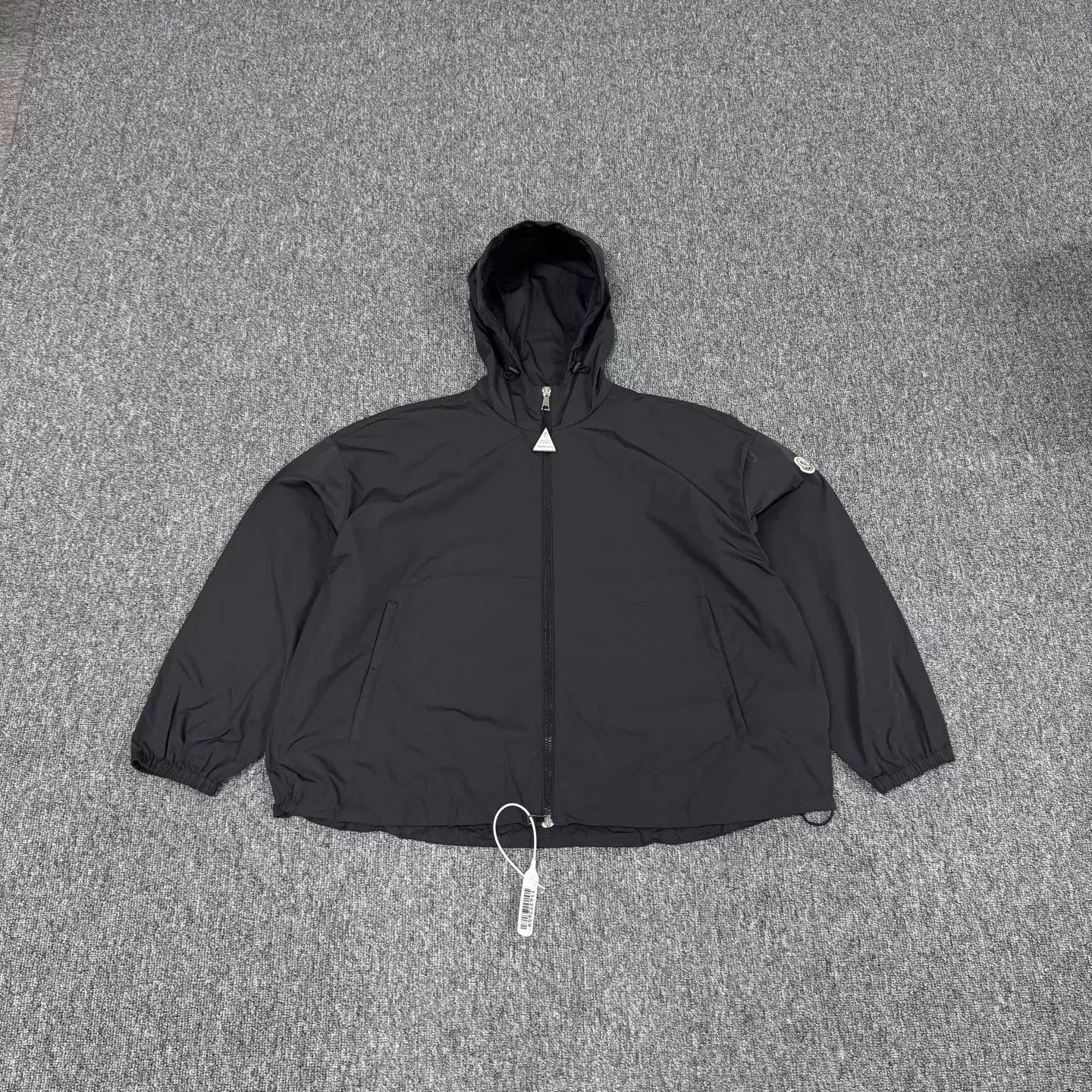 Moncler Black Hooded Light Jacket Size L Size US L / EU 52-54 / 3 - 1 Thumbnail