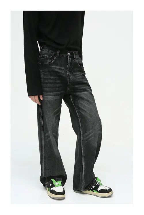 Other Vintage Washed Black Casual Jeans Size US 32 / EU 48 - 5 Thumbnail