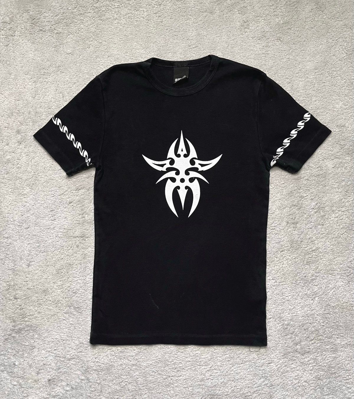 Vintage Vintage Black Print T-shirt Tee Print y2k Size XS / US 0-2 / IT 36-38 - 1 Thumbnail