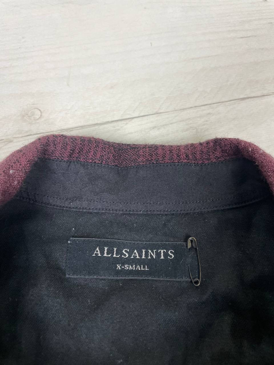 Allsaints Vintage Allsaints Decatur Wool Shirt Buttons UP Y2K Size US XS / EU 42 / 0 - 6 Thumbnail