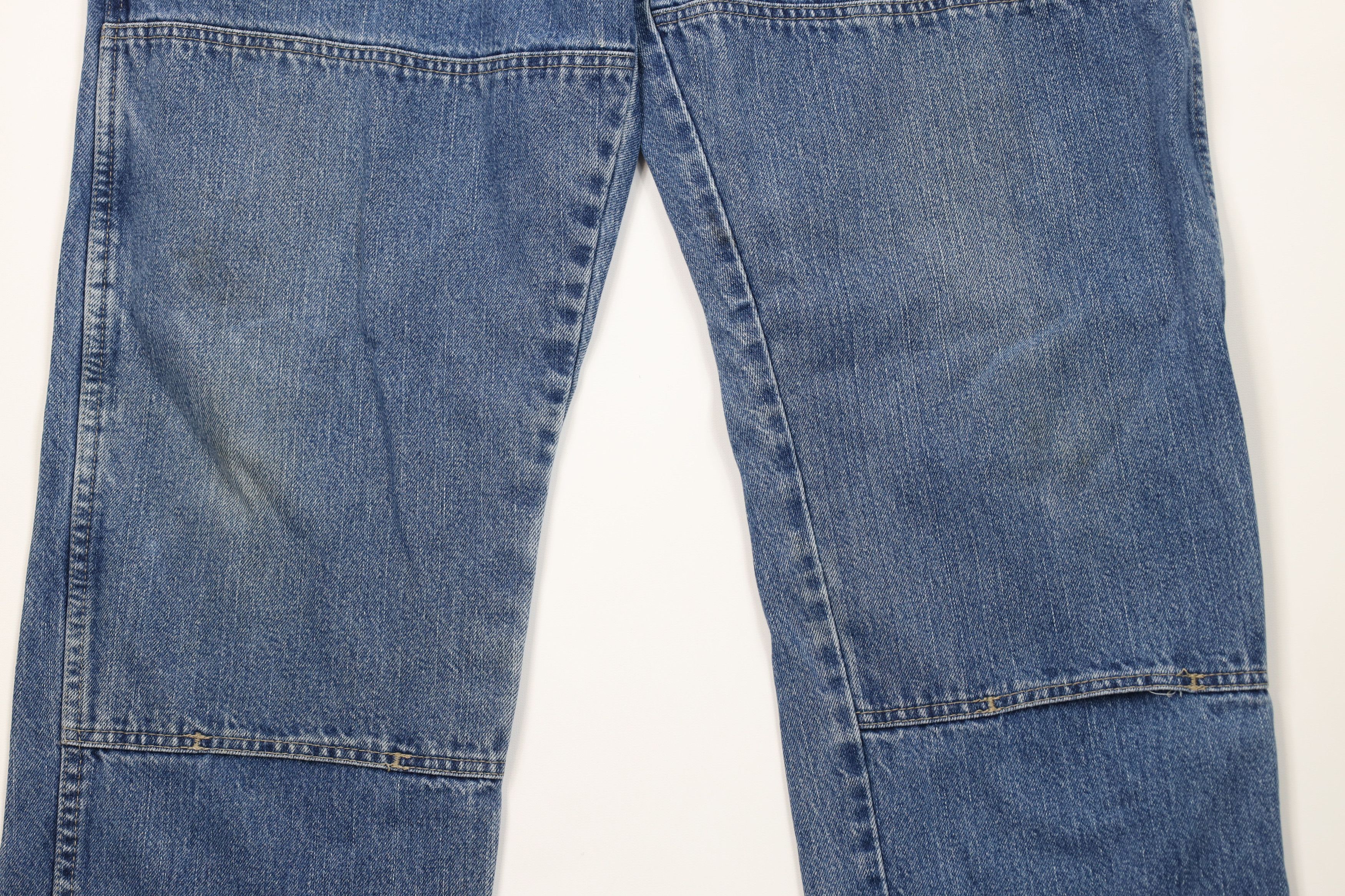 Dickies Vintage Dickies Wide Leg Double Knee Dungaree Denim Jeans Size US 40 / EU 56 - 3 Thumbnail