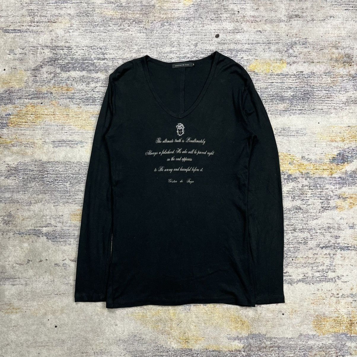 GOSTAR DE FUGA Gostar de fuga poem long sleeve shirt vkei lgb kmrii style Size US S / EU 44-46 / 1 - 1 Thumbnail