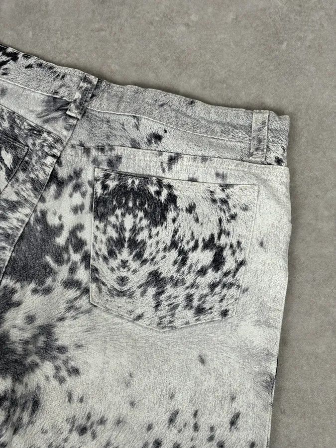 Roberto Cavalli AW1999 Roberto Cavalli White & Black Fur Effect Fury Pants Size US 32 / EU 48 - 8 Thumbnail