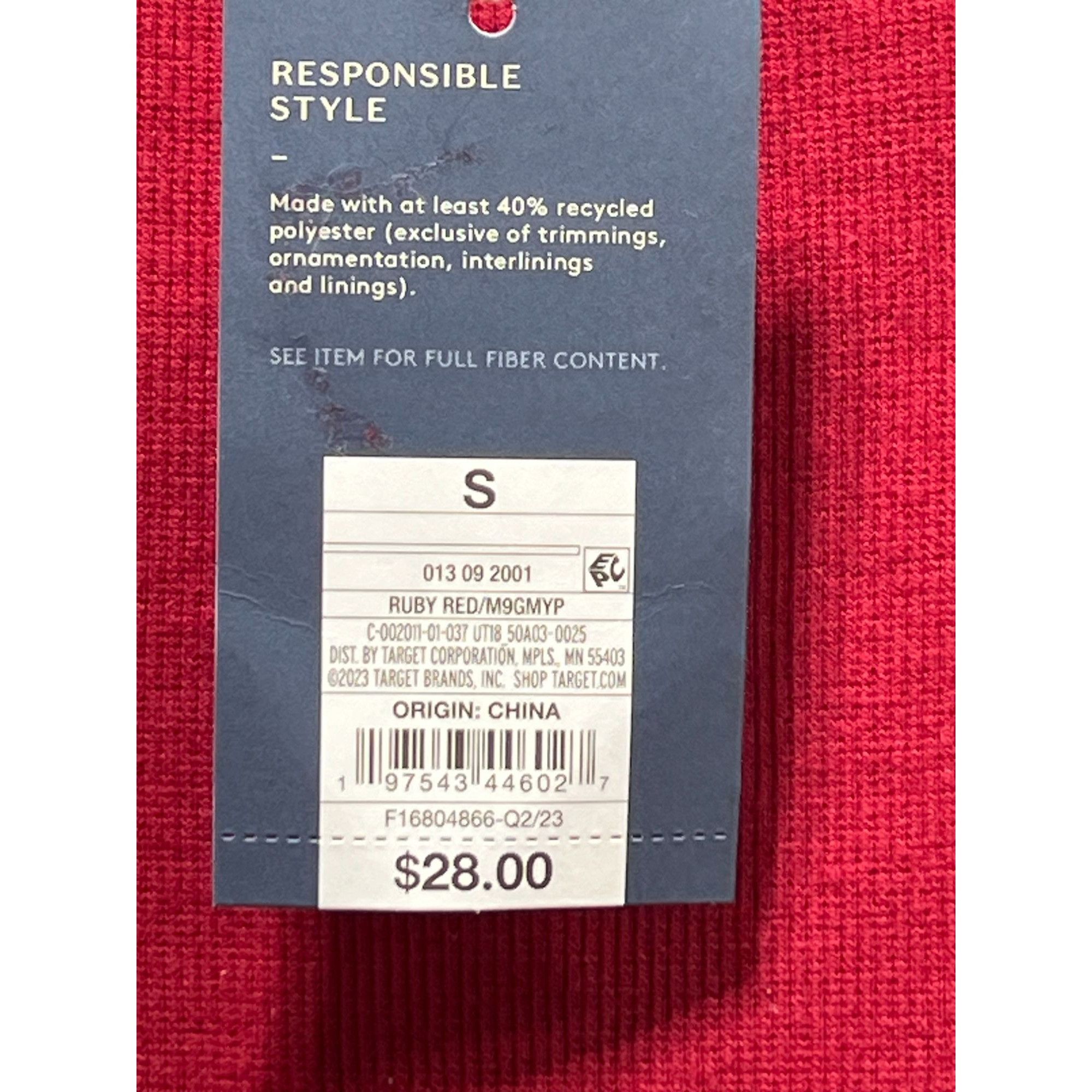 Other Universal Thread - Women's Long Sleeve Midi Bodycon - Red - Size S / US 4 / IT 40 - 11 Thumbnail