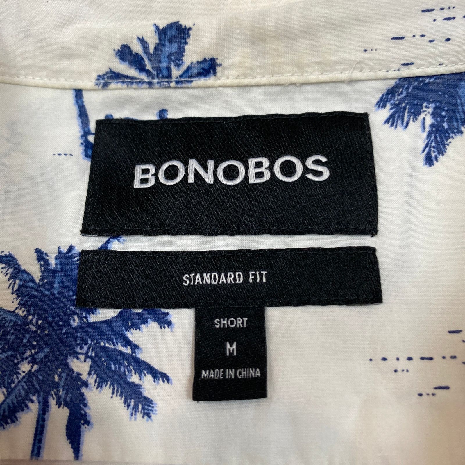 Bonobos Bonobos Riviera Palm Tree Surf Button Up Shirt Medium Short Size US M / EU 48-50 / 2 - 4 Thumbnail
