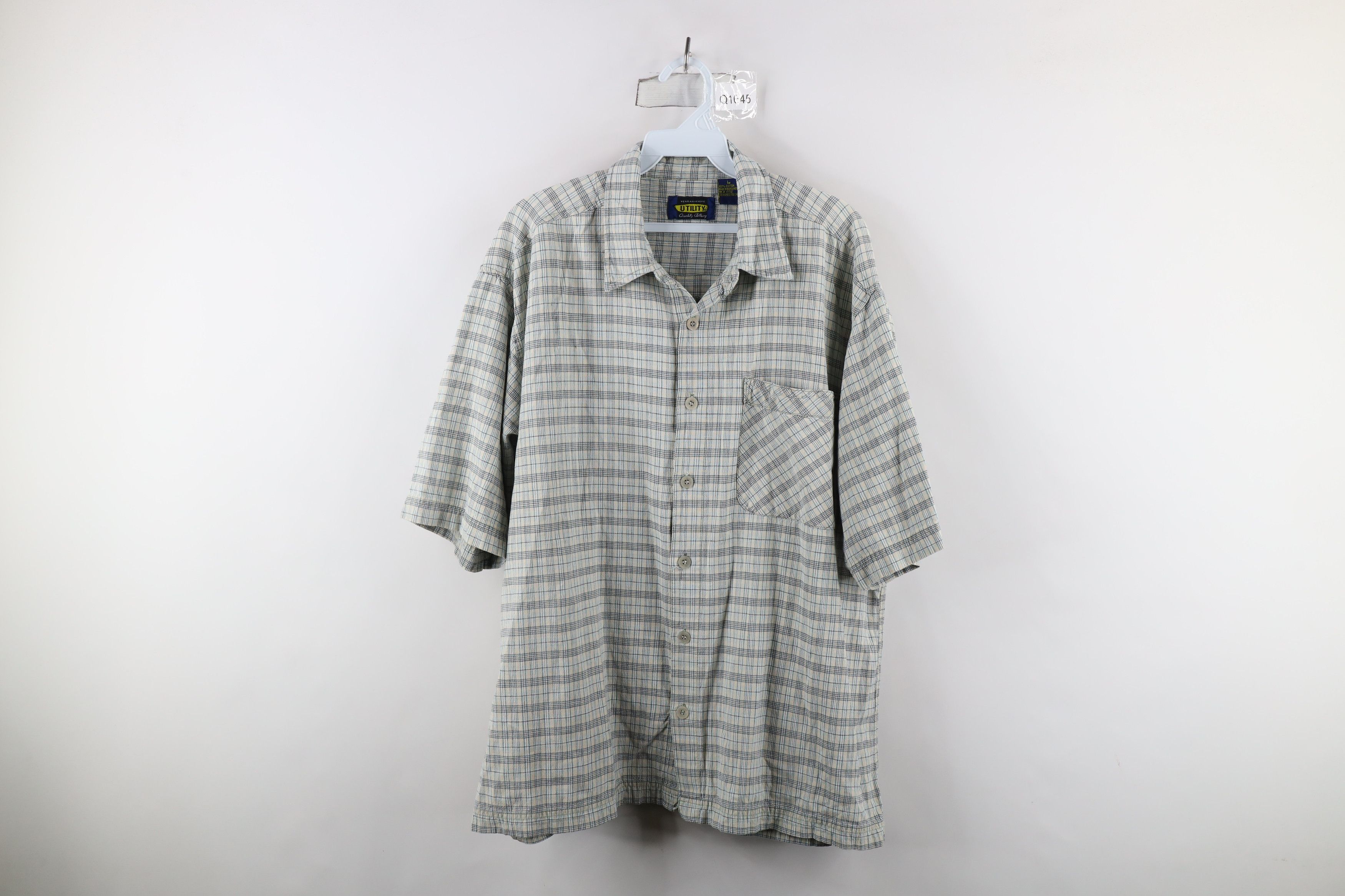 Vintage Vintage 90s Streetwear Short Sleeve Collared Button Shirt Size US L / EU 52-54 / 3 - 1 Thumbnail
