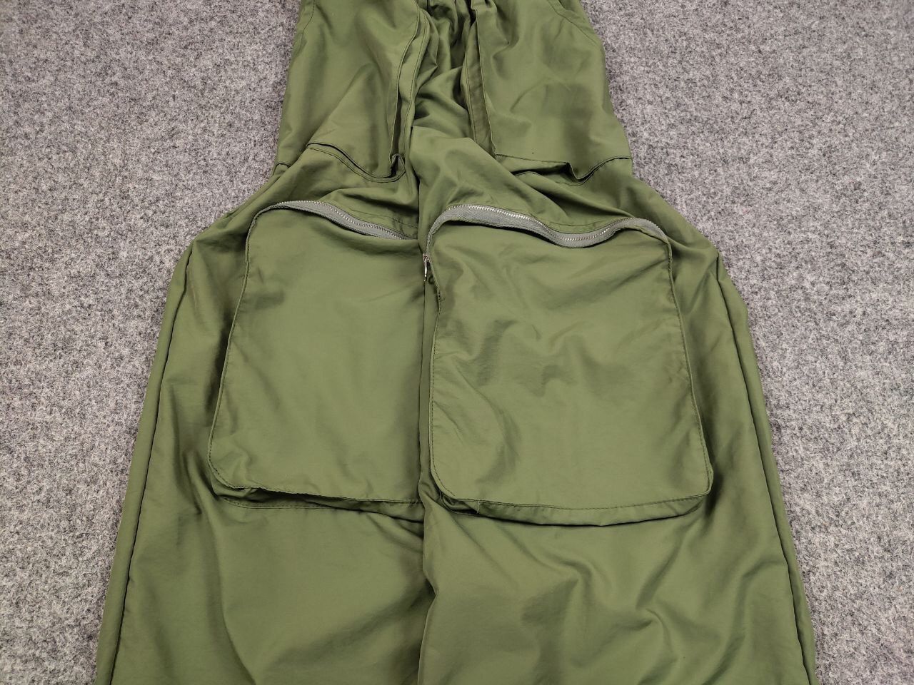 Japanese Brand Vintage Japan Zipper Parachute Cargo Pants Style Y2K Hype Size US 32 / EU 48 - 8 Thumbnail