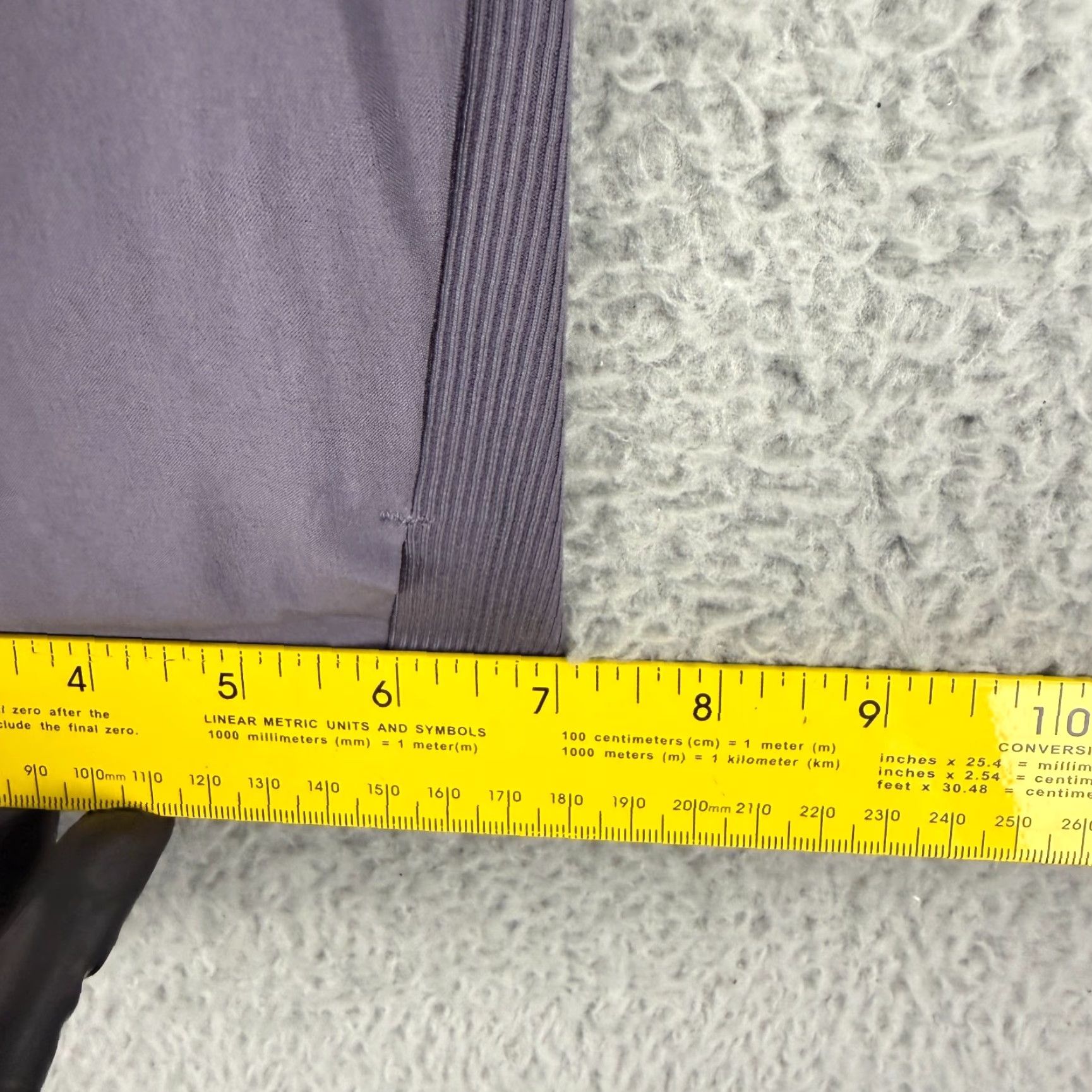 Athleta Athleta Brooklyn Ankle Pant Womens Size 20 Purple Pull On High-Rise Athletic Gym Size 42" / US 20 - 7 Thumbnail