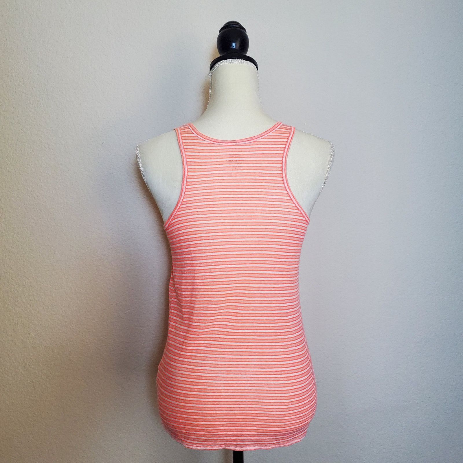 J.Crew J. Crew Pink Striped Tank Top Small Size S / US 4 / IT 40 - 3 Thumbnail