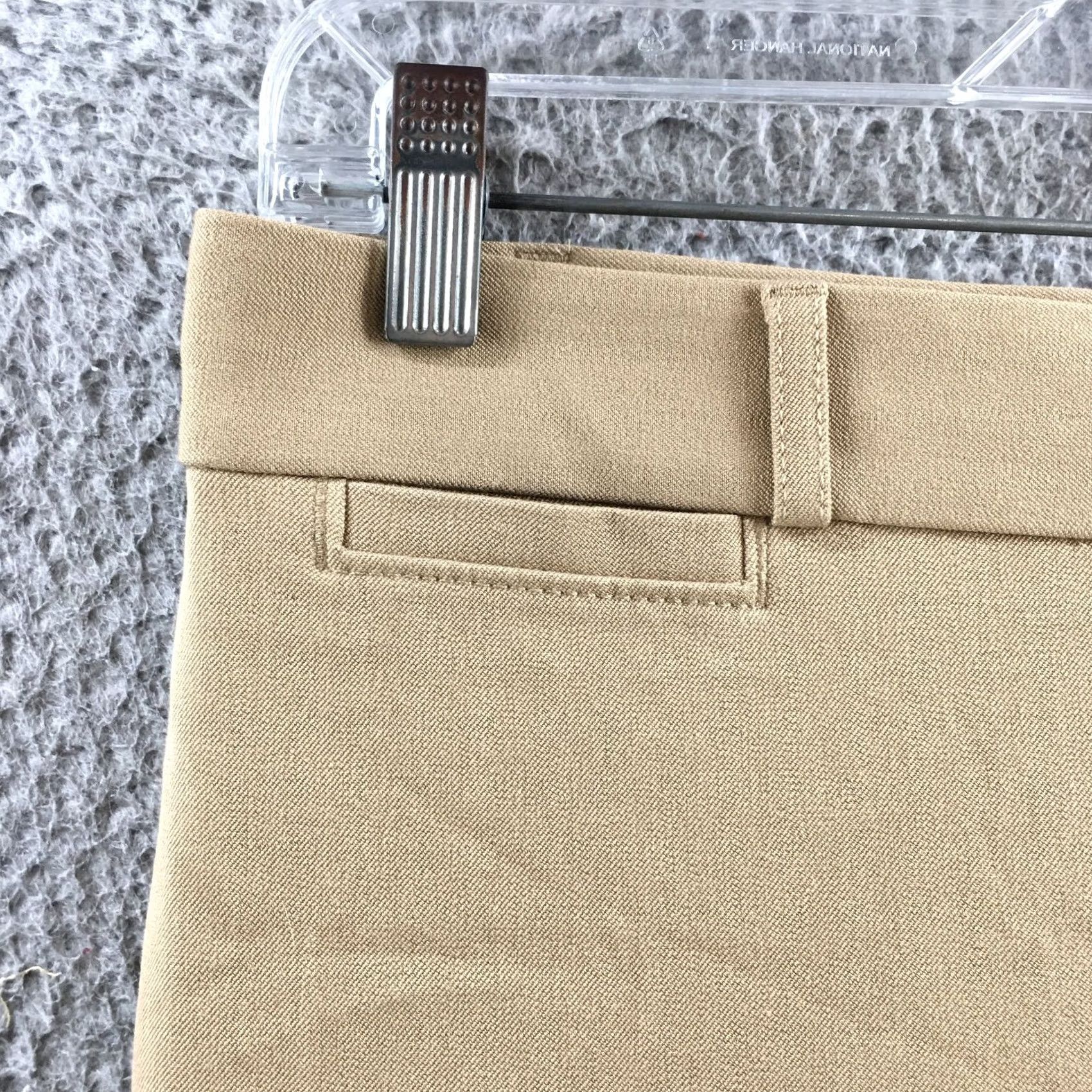 Banana Republic Banana Republic Sloan Fit Dress Pants Womens 0 Beige Low Rise Flat Front Zip Fly Pants Size 25" / US 0 / IT 36 - 3 Thumbnail