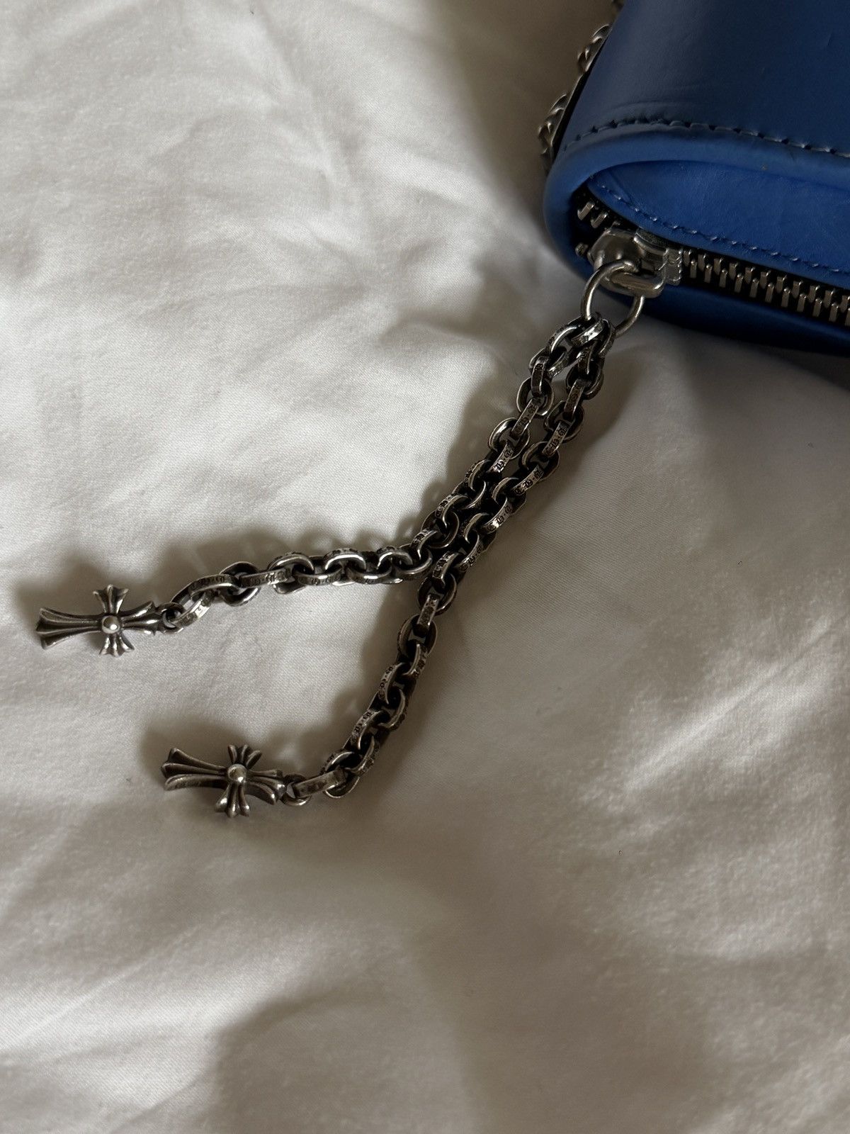 Chrome Hearts Chrome Hearts Blue Silver Heart Logo Agenda Book Size ONE SIZE - 8 Thumbnail