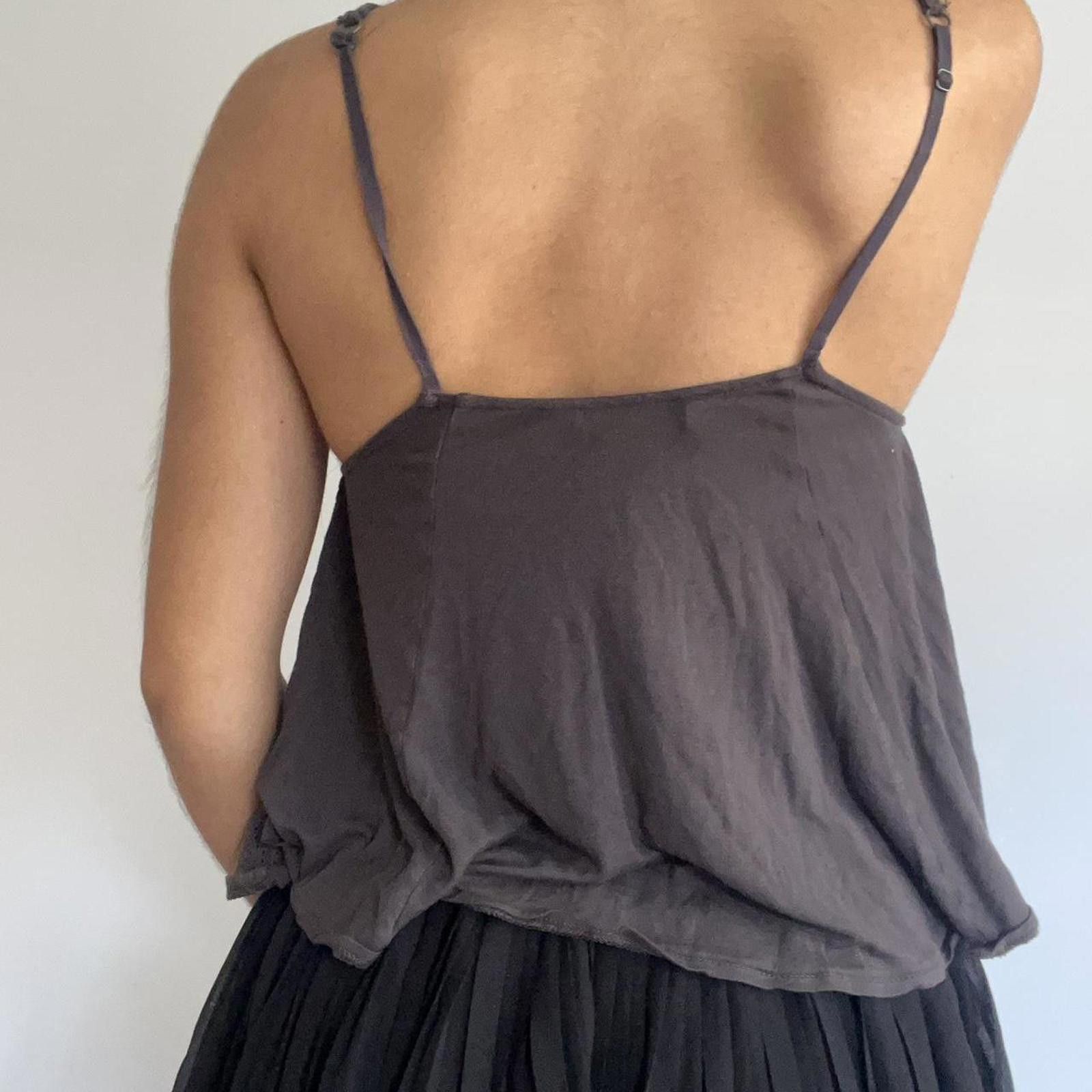 Other Grey lace eyelet tank top #eyelet #lace Size S / US 4 / IT 40 - 4 Thumbnail