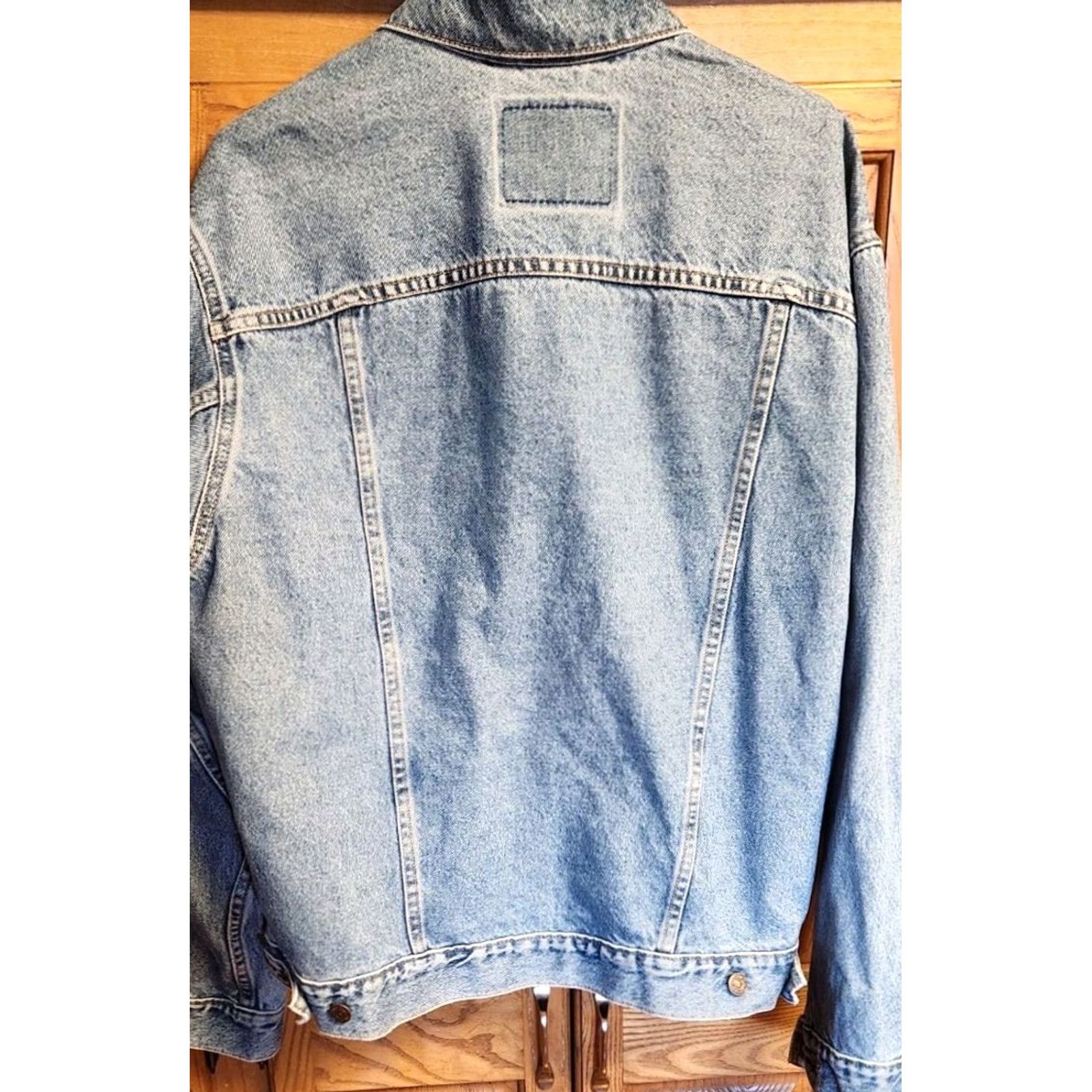 Levi's VINTAGE Levi's 70507-0389 Denim Jean Trucker Jacket Mens M Medium Blue USA MADE 90s Retro Classic Grunge Rock Punk Hipster 70507-0389 Mens Jacket Size US 31 - 6 Thumbnail