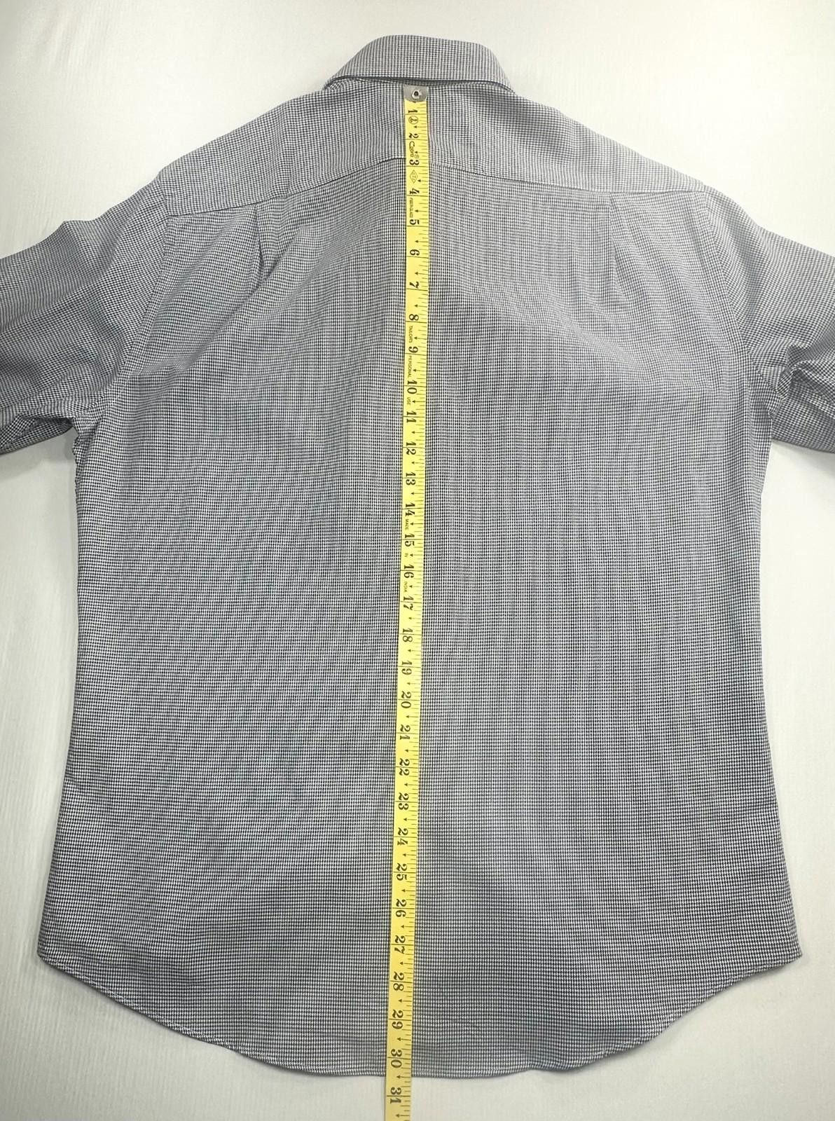 Nautica Nautica Houndstooth Embroidered Logo Button Down Blue Mens L Size US L / EU 52-54 / 3 - 4 Thumbnail