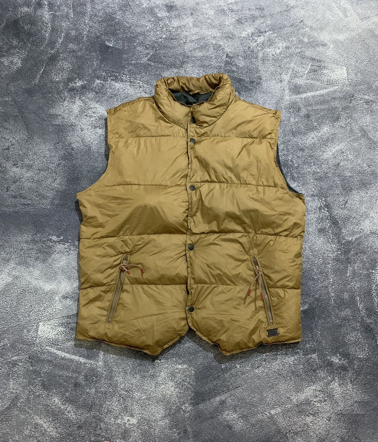 image of Diesel Puffer Vest in Gold, Men's (Size Large)