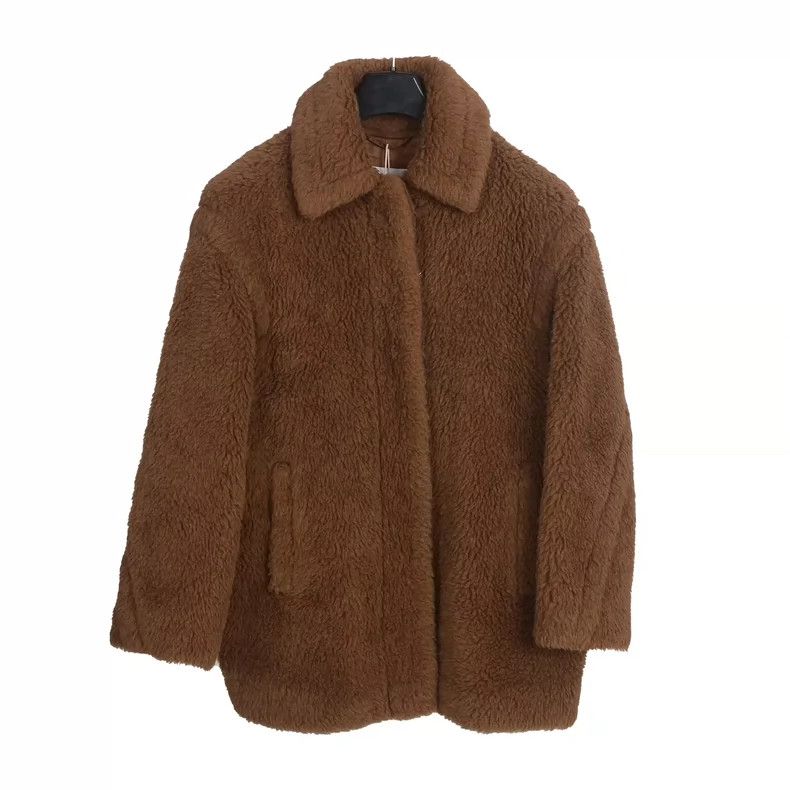Max Mara Max Mara Plush mulberry silk alpaca wool sheep coat Size XXS / US 00 / IT 34 - 1 Thumbnail
