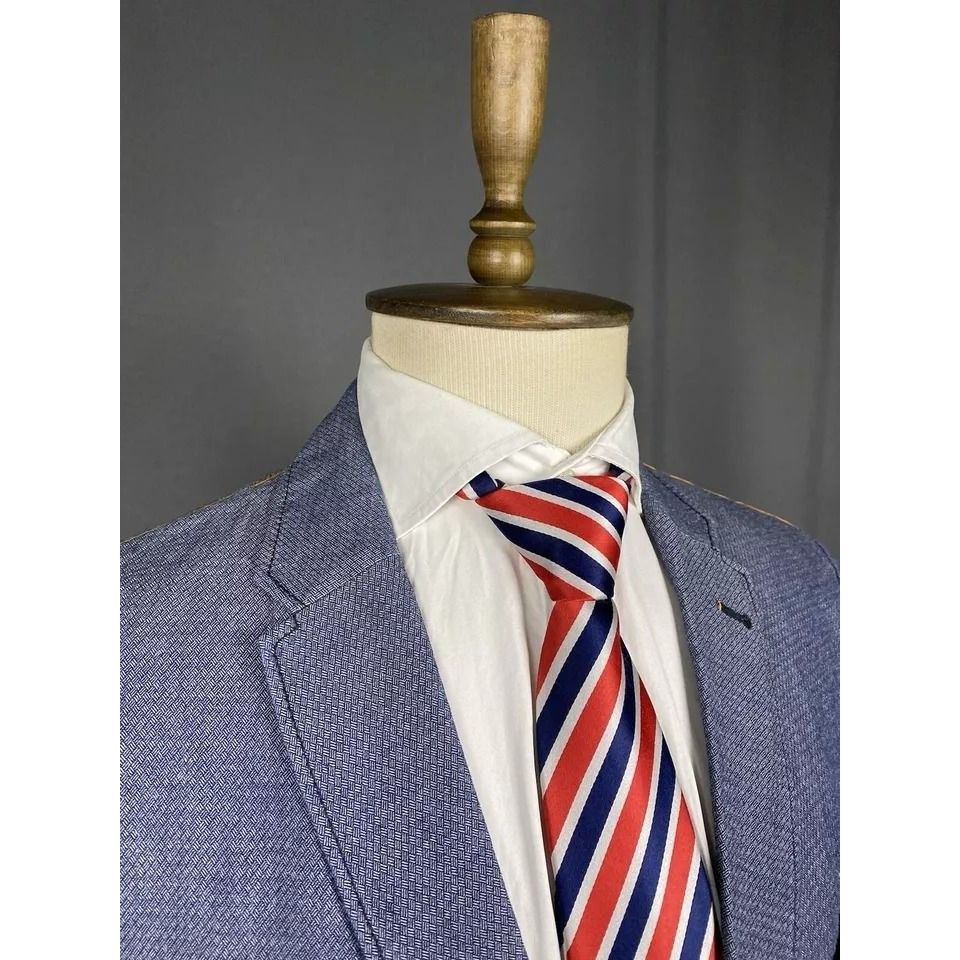 Hugo Boss Hugo Boss Men's Blue Summer Blazer Sportcoat Jacket Size 56 Size 54R - 6 Thumbnail