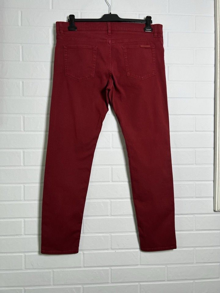 Dolce & Gabbana Women's Jeans Pants Burgundy Size 52