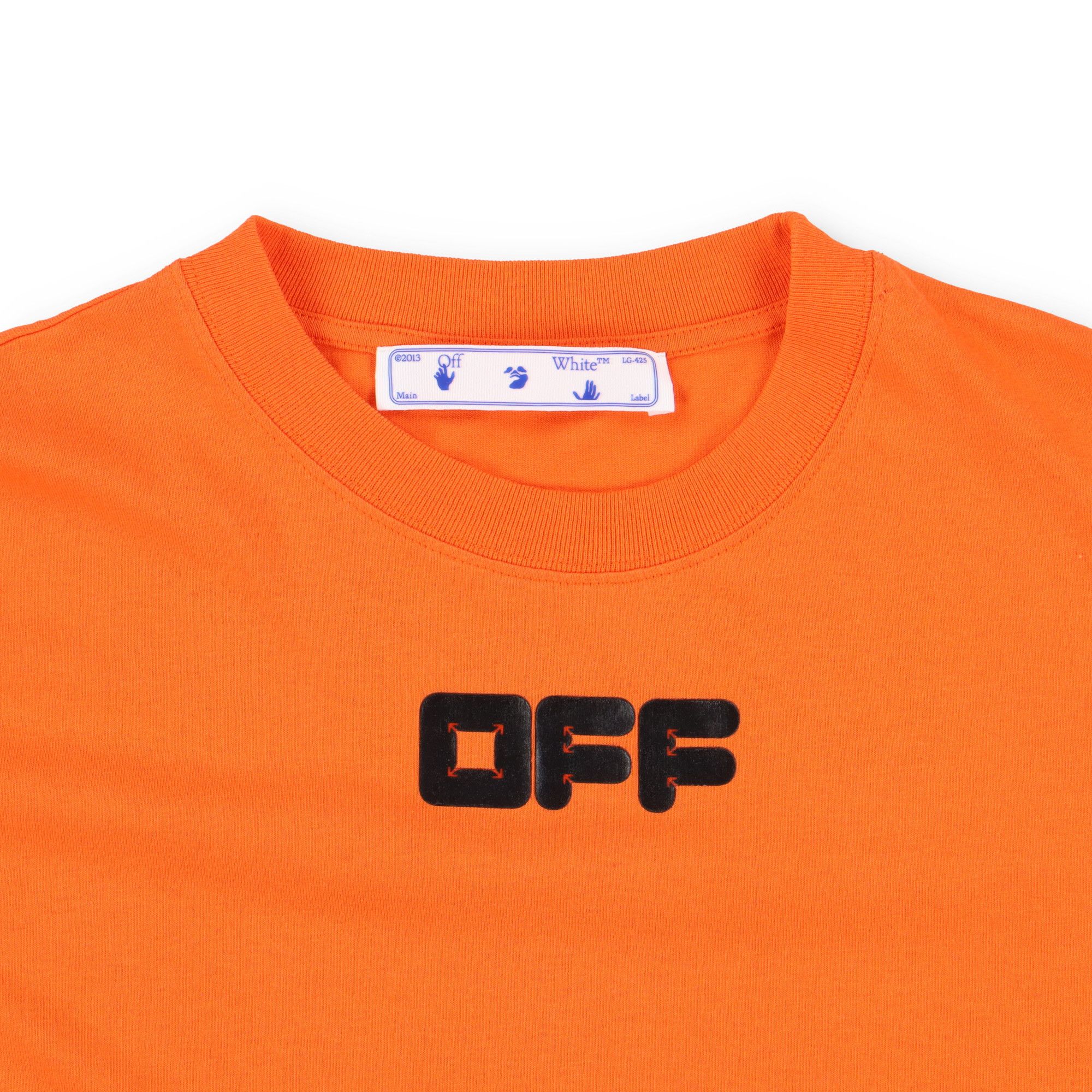 Off-White Orange Rubber Arrow Font Logo T-Shirt Size US S / EU 44-46 / 1 - 5 Thumbnail